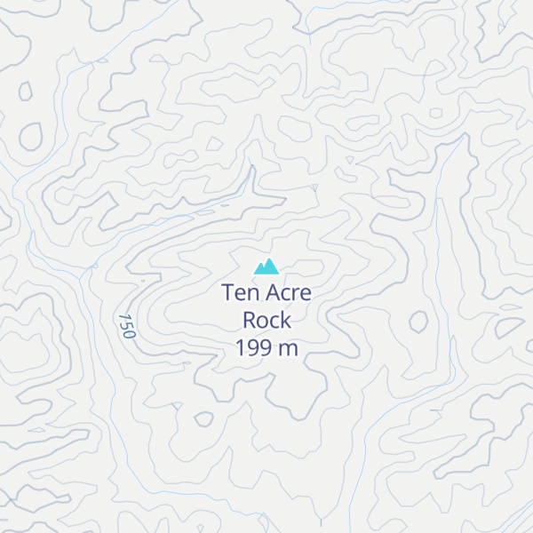 Map of Ten Acre Rock
