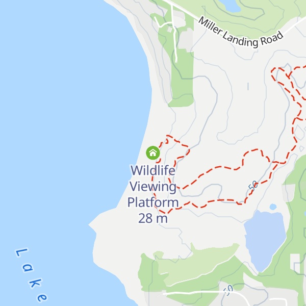Map of Wildlife Viewing Platform
