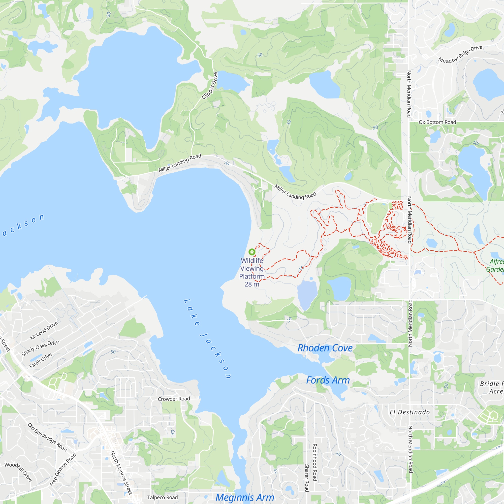 Wildlife Viewing Platform map