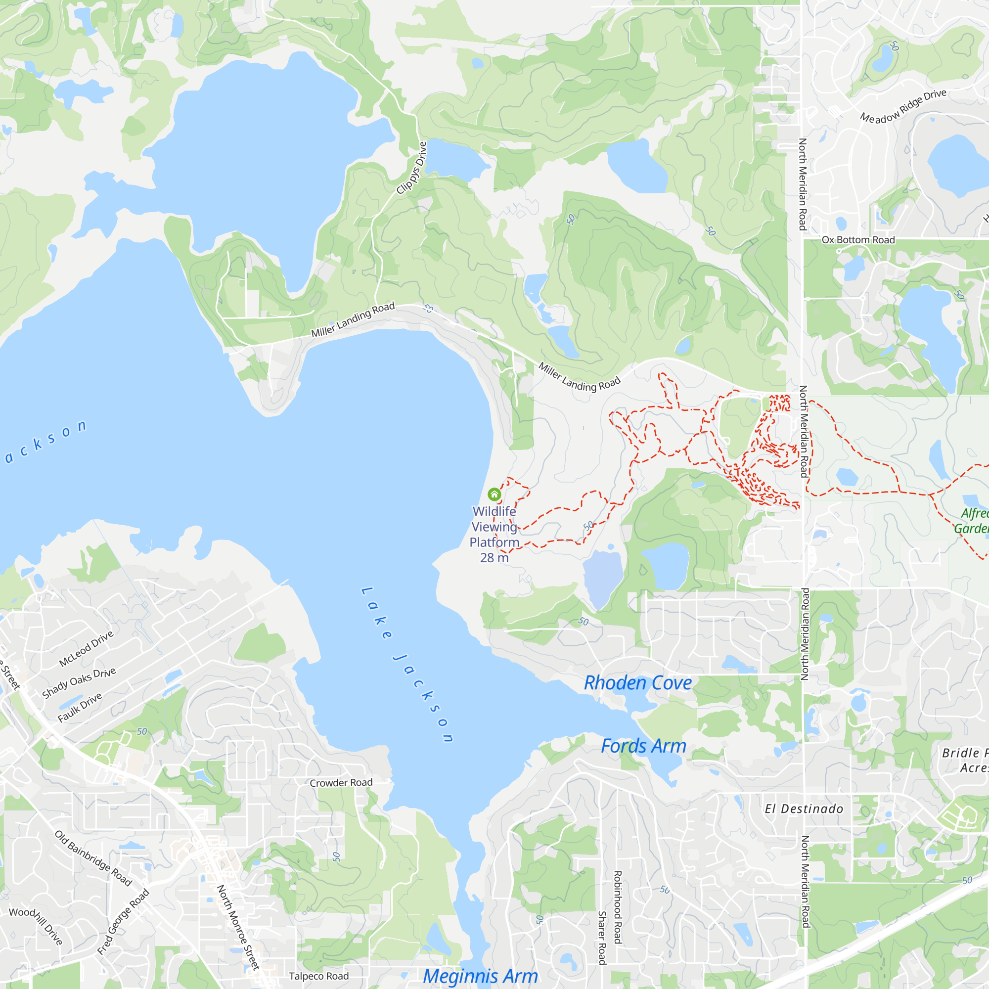 Wildlife Viewing Platform map