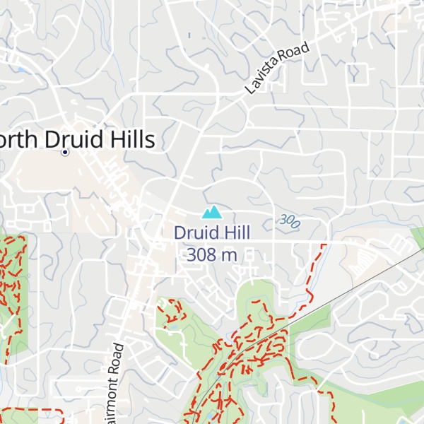 Map of Druid Hill