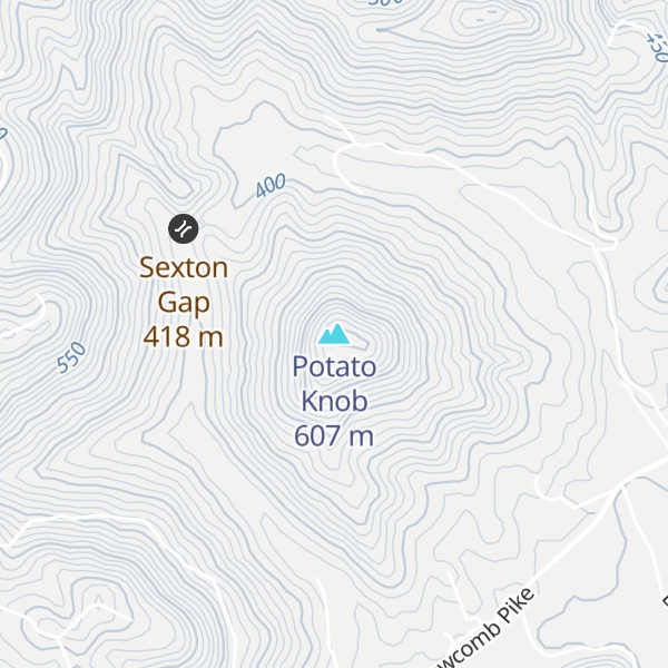 Map of Potato Knob