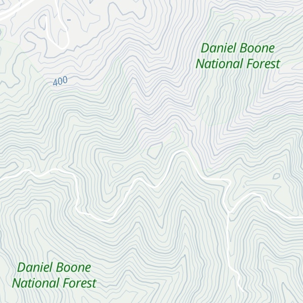 Map of Ryans Creek Mountain