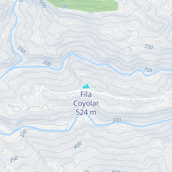 Map of Fila Coyolar