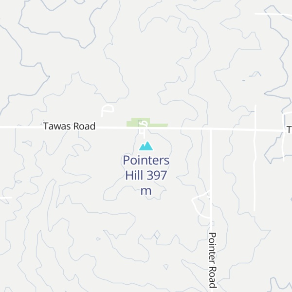 Map of Pointers Hill