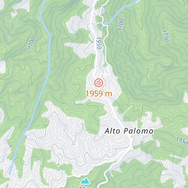 Map of Cerro Tomás