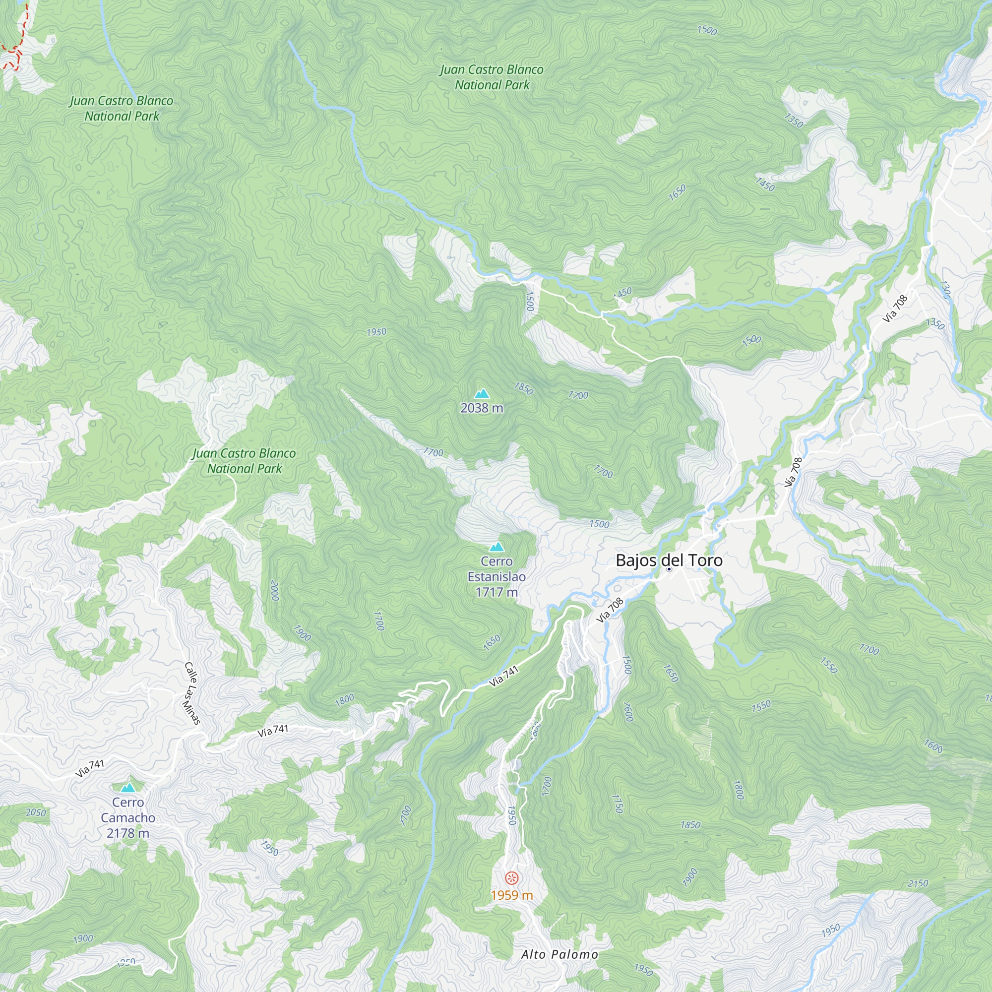 Mountain Cabin map