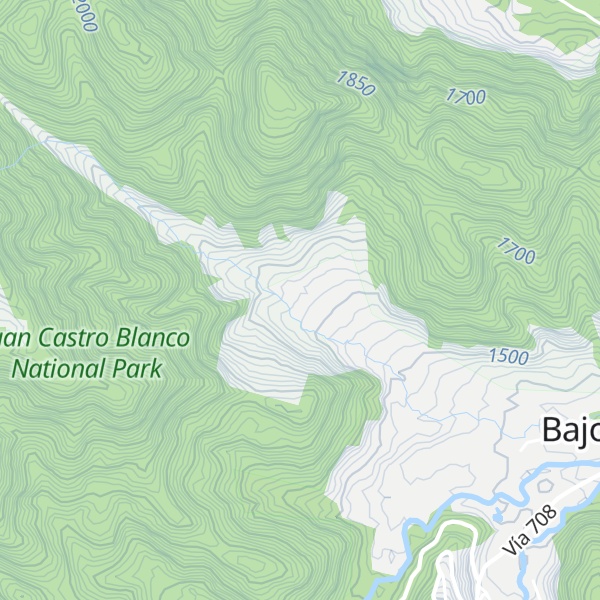 Map of Mountain Cabin