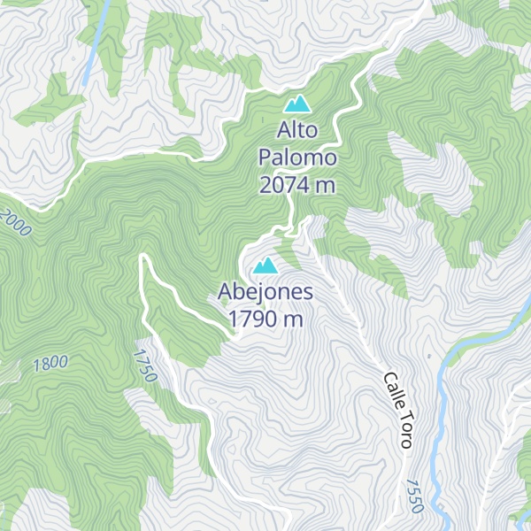 Map of Abejones