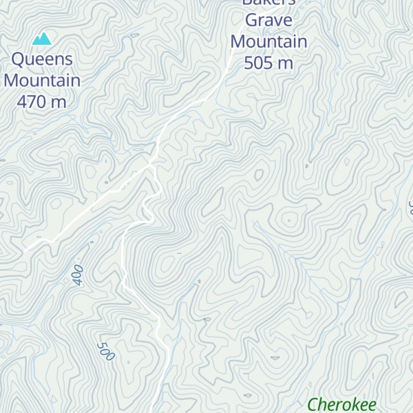 Map of Cash Ridge