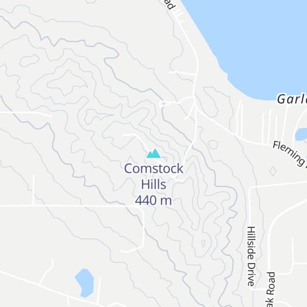 Map of Comstock Hills