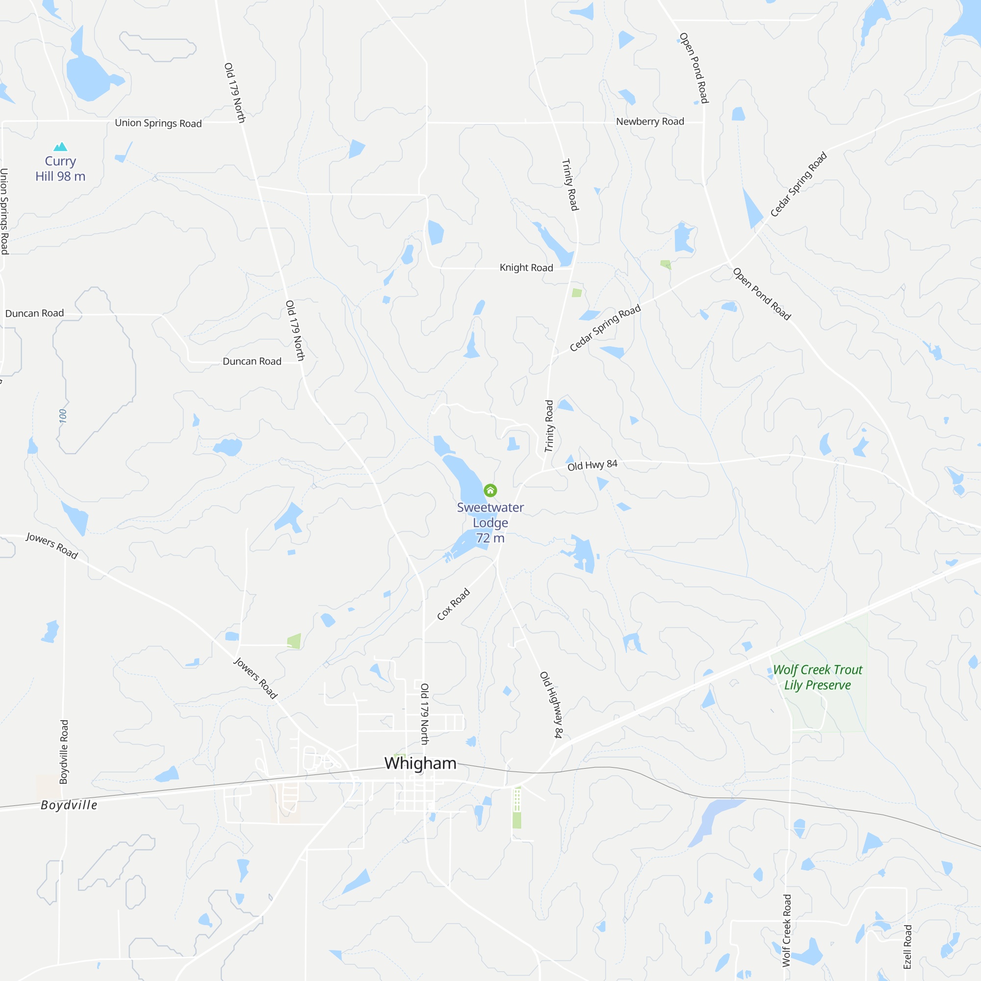 Sweetwater Lodge map