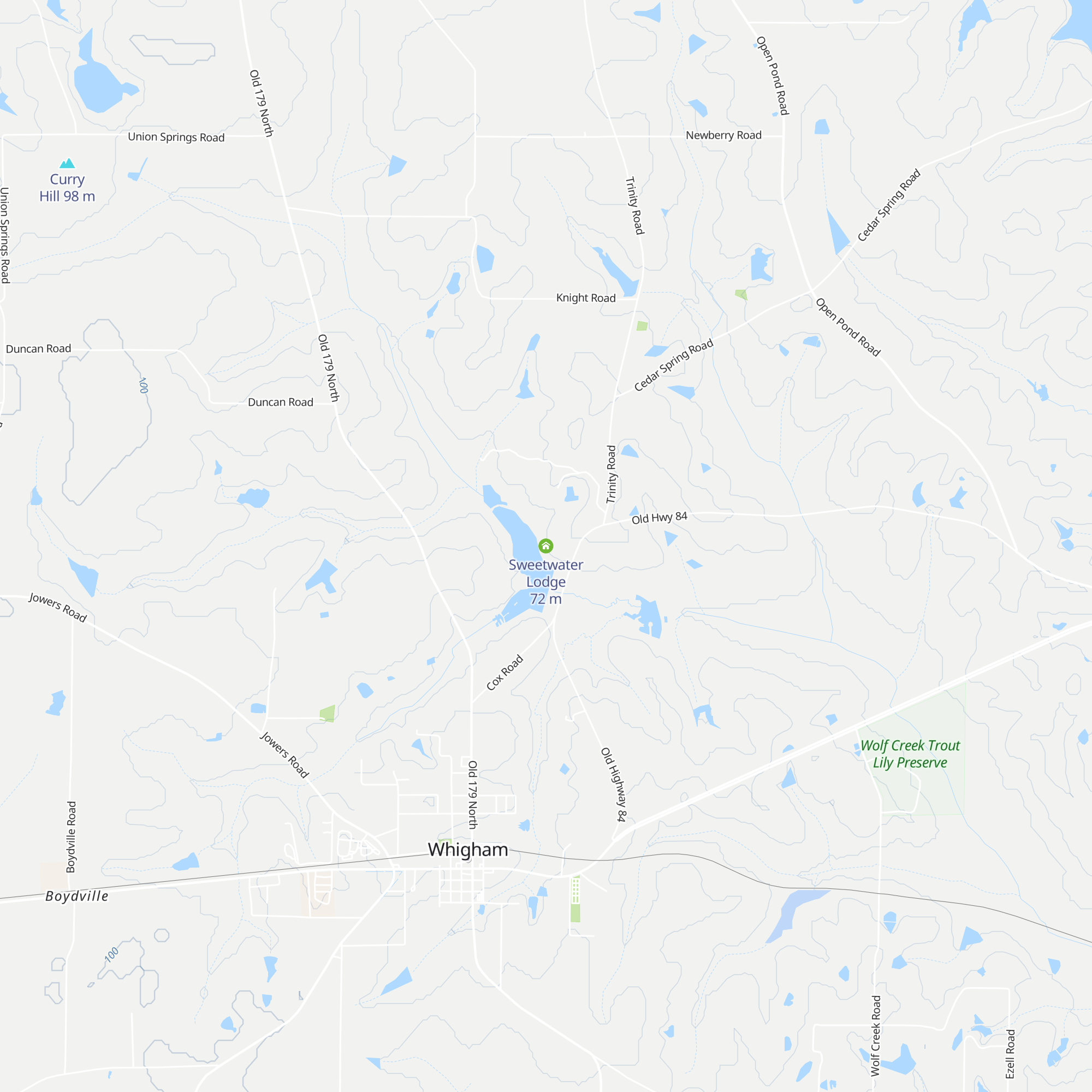 Sweetwater Lodge map