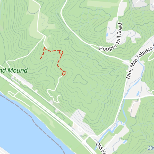 Map of Woodland Mound