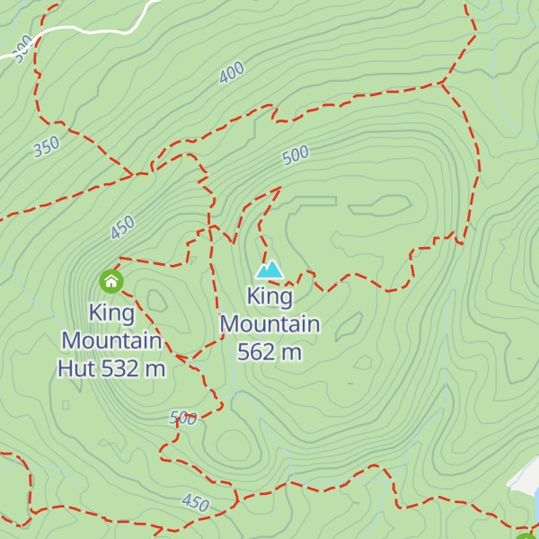 Map of King Mountain