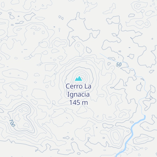 Map of Cerro La Ignacia