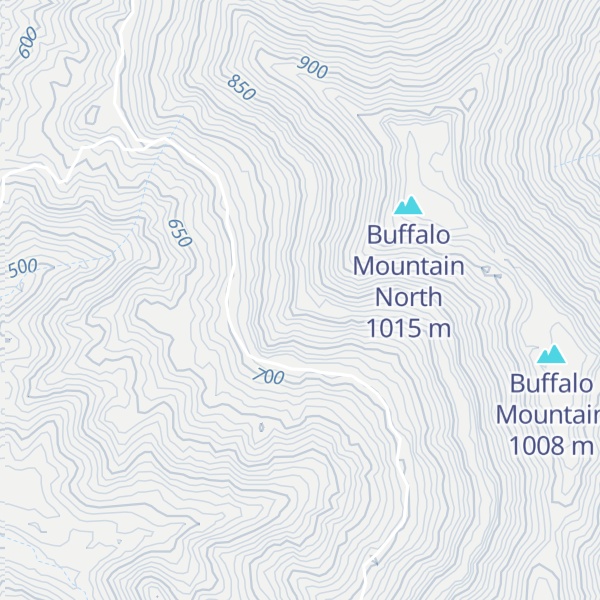 Map of Ples Ridge