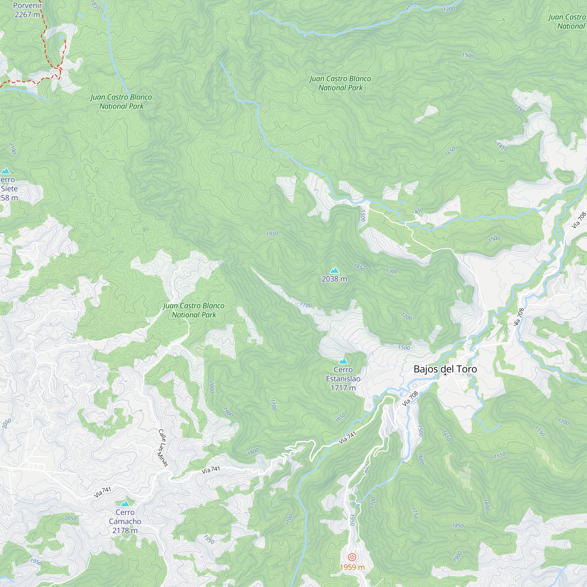 Aurora Mountain Lodge map