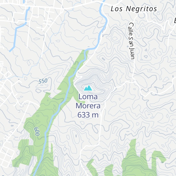 Map of Loma Morera