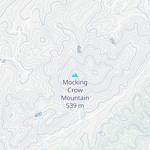 Map of Mocking Crow Mountain