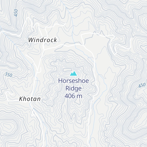 Map of Horseshoe Ridge