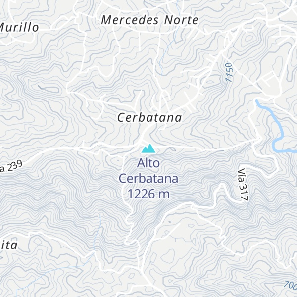 Map of Alto Cerbatana