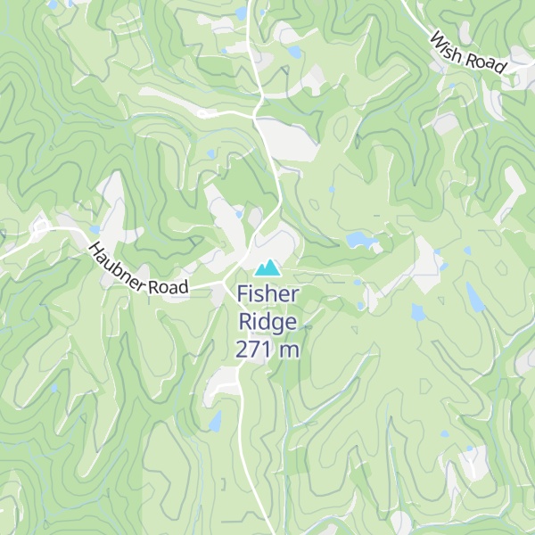 Map of Fisher Ridge