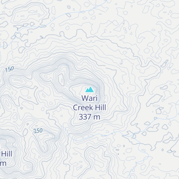 Map of Wari Creek Hill