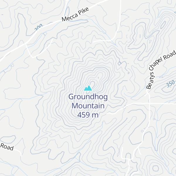 Map of Groundhog Mountain