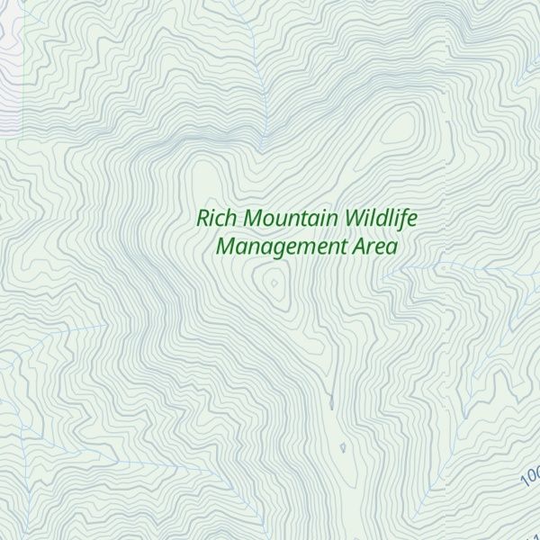 Map of Cold Mountain