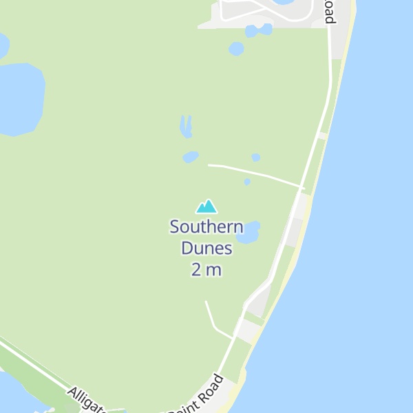 Map of Southern Dunes