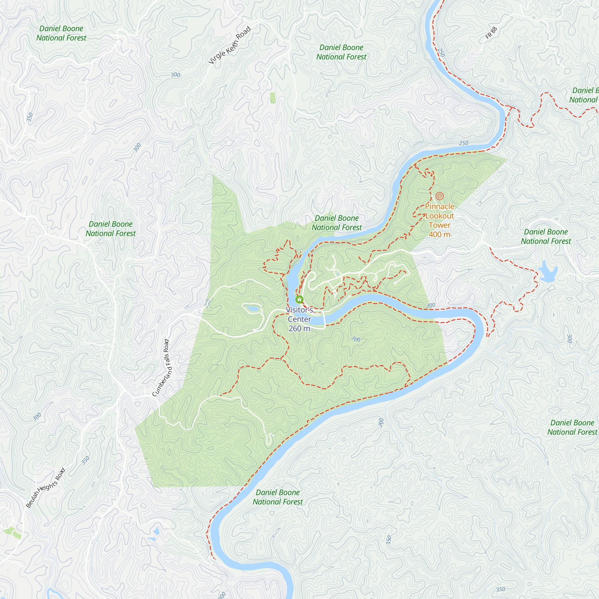 Visitor's Center map