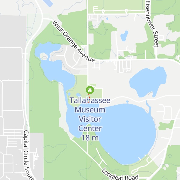 Map of Tallahassee Museum Visitor Center