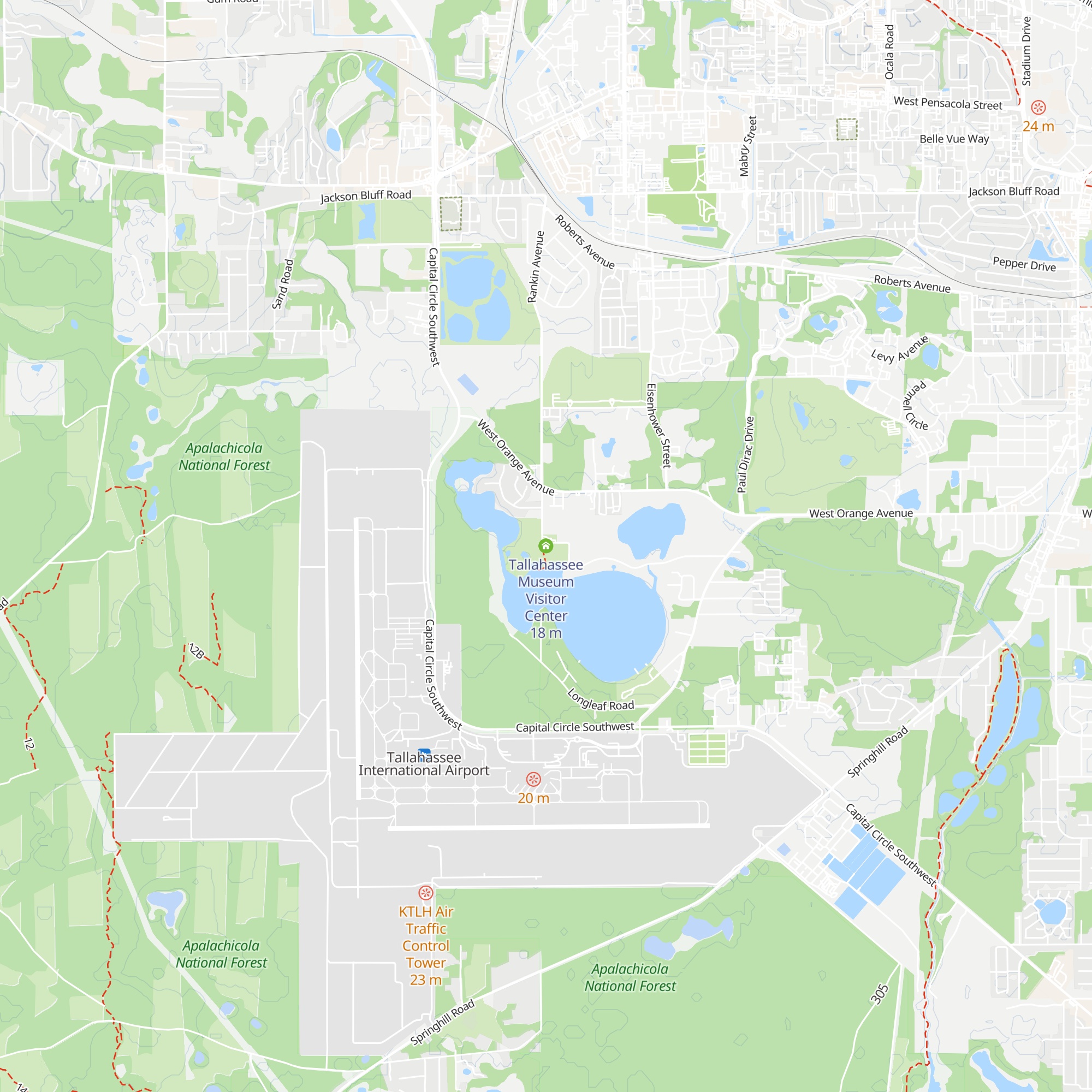 Tallahassee Museum Visitor Center map