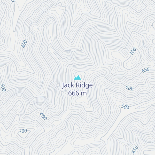 Map of Jack Ridge
