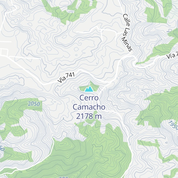 Map of Cerro Camacho