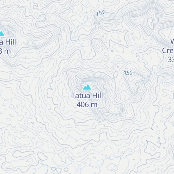 Map of Tatua Hill