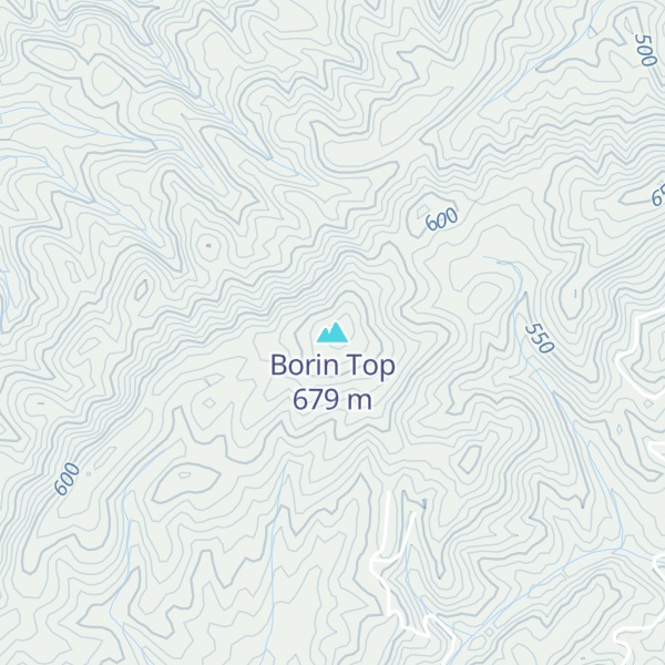 Map of Borin Top