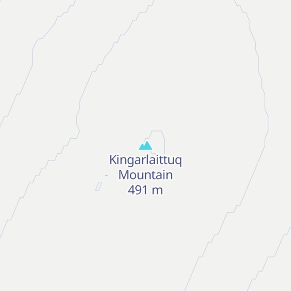 Map of Kingarlaittuq Mountain