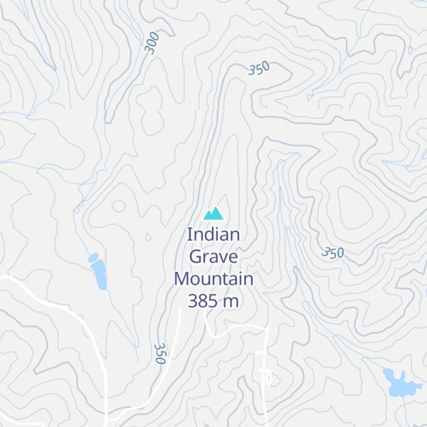 Map of Indian Grave Mountain