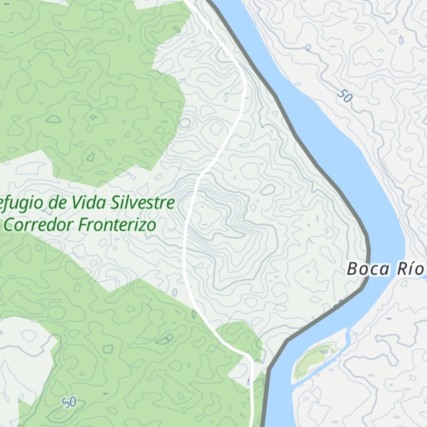 Map of Cerro Las Mercedes