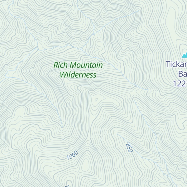 Map of Columbia Top