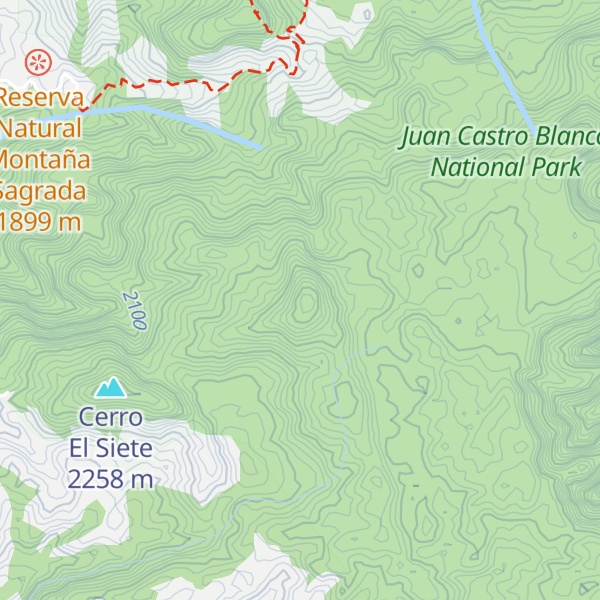Map of Cerro Pelón