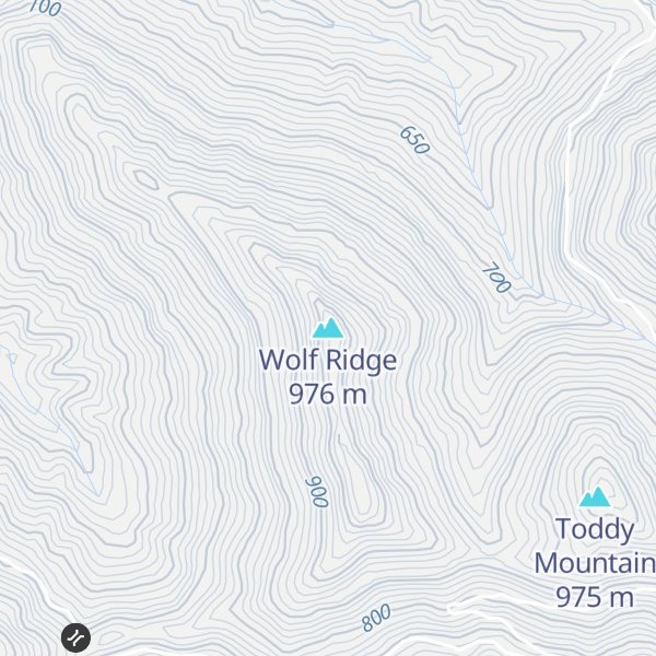 Map of Wolf Ridge