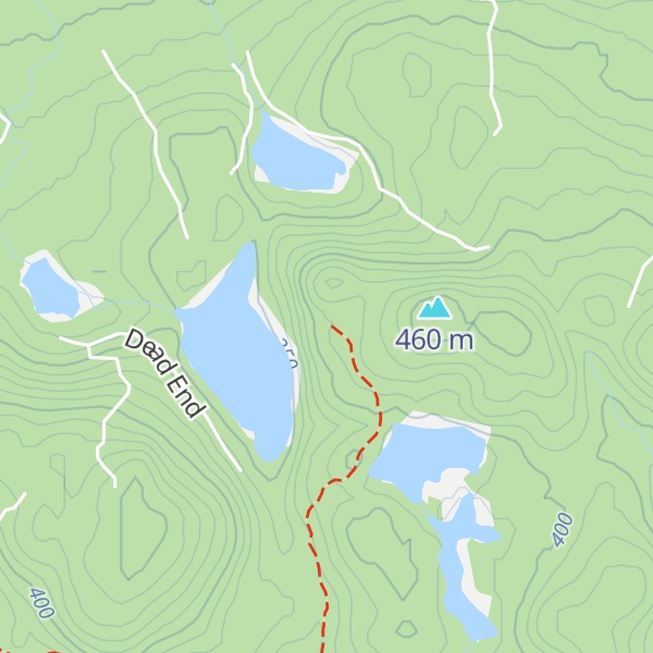 Map of Sam Lake Cabin