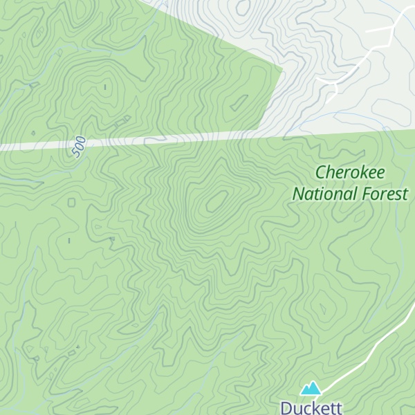 Map of Black Mountain