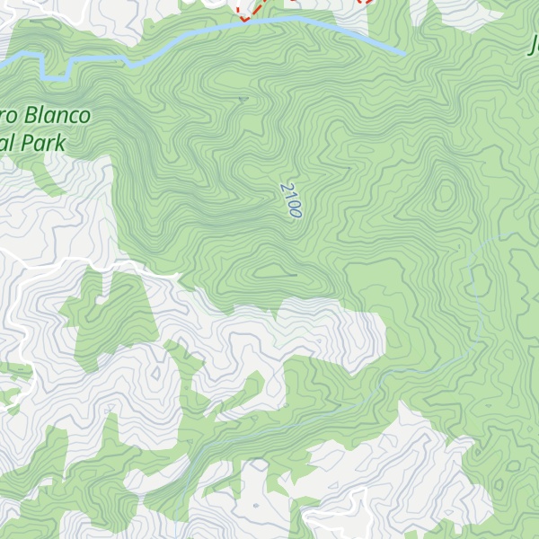 Map of Cerro El Siete