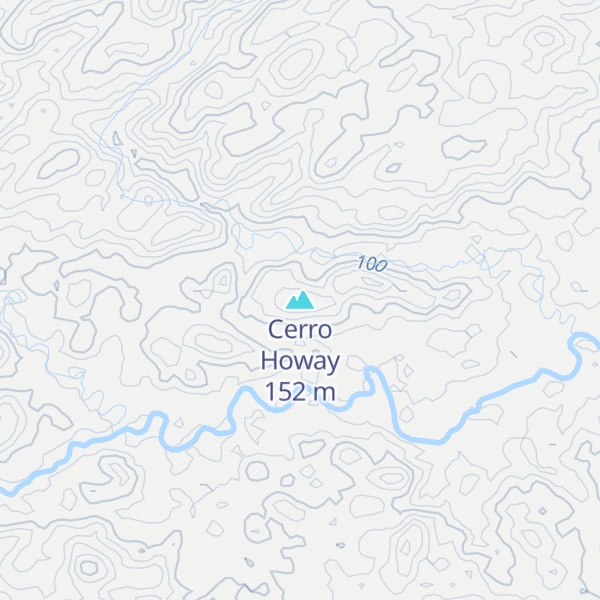 Map of Cerro Howay