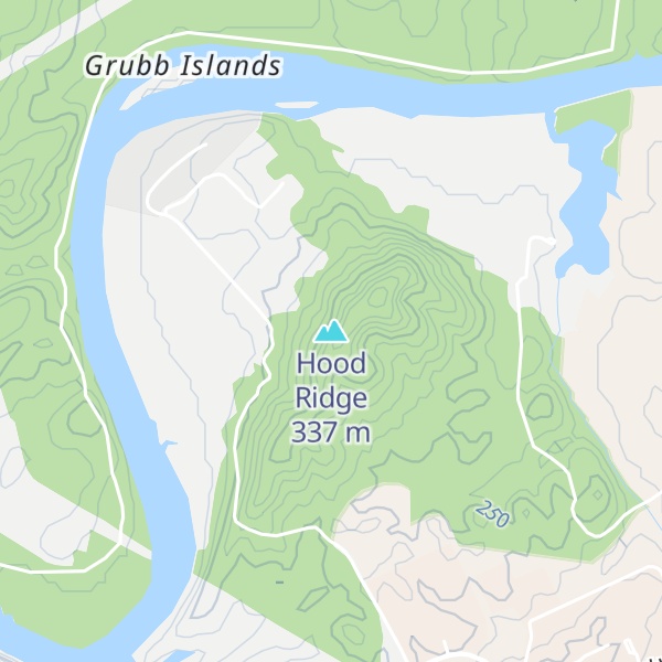 Map of Hood Ridge
