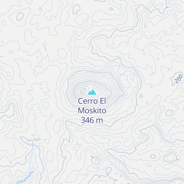 Map of Cerro El Moskito
